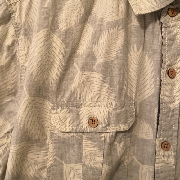 FREE PLANET BUTTON DOWN SHIRT Hawaiian Large - Picture 4 of 6